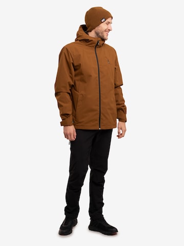 Rukka Outdoor jacket 'Vaanila' in Brown