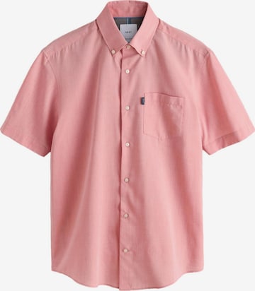Next Button Up Shirt in Pink: front