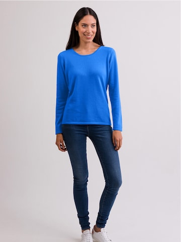 CASH-MERE.CH Pullover i blå