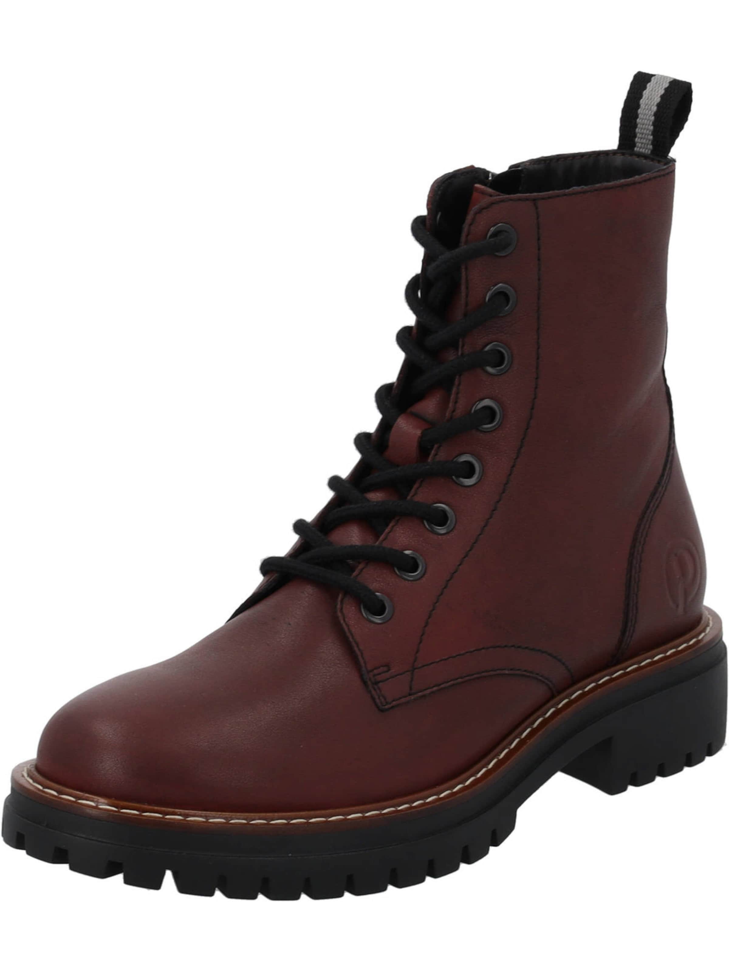 Palado - Botines con cordones 'Mileans' en rojo: frente