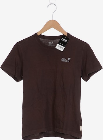 JACK WOLFSKIN T-Shirt L in Braun: predná strana