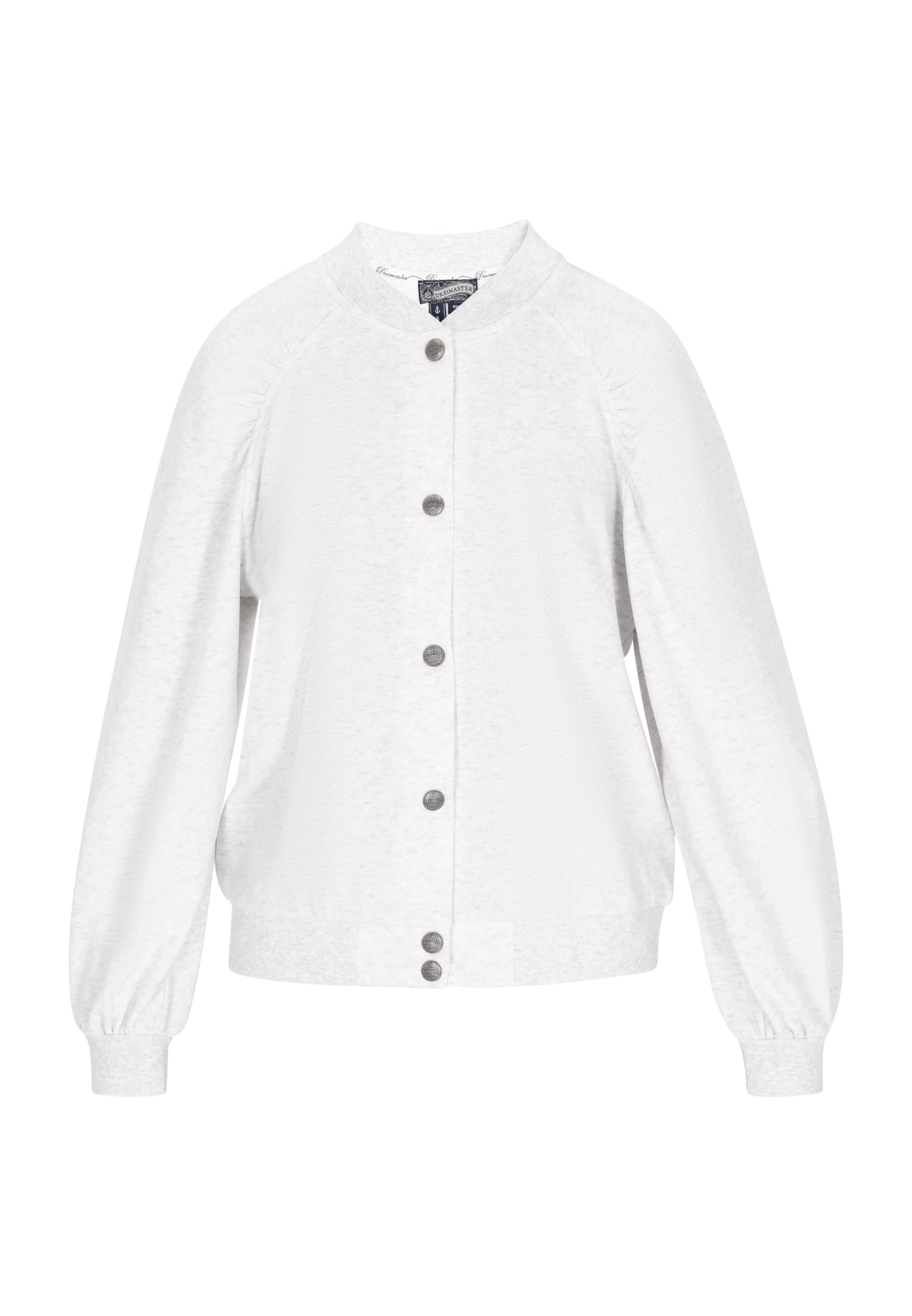 DreiMaster Vintage Φθινοπωρινό και ανοιξιάτικο μπουφάν σε λευκό: μπροστά