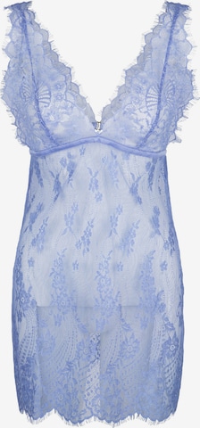 LingaDore Negligee in Blue: front
