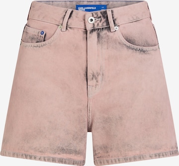 KARL LAGERFELD JEANSregular Traperice - roza boja: prednji dio