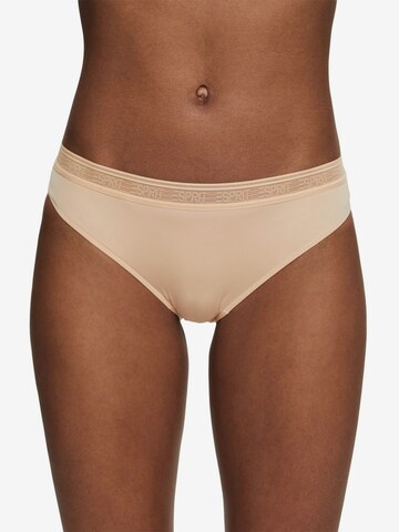 Slip ESPRIT en beige : devant