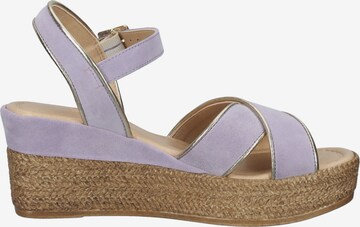 Venturini Milano Strap Sandals in Purple