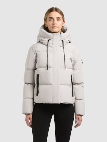 khujo Winter jacket 'Enits2 Matt' in White: front