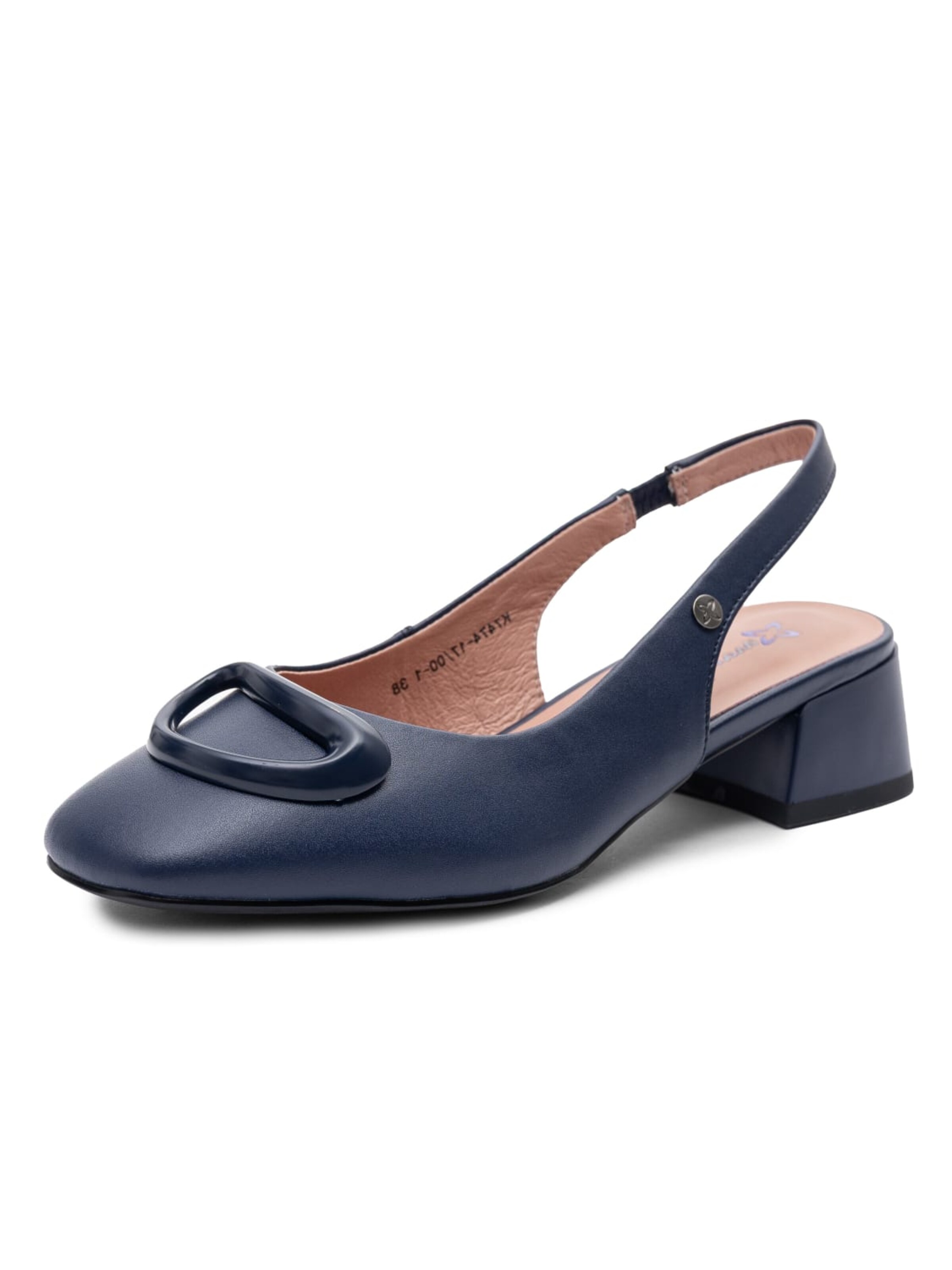 Maciejka Slingback Pumps in 36 in Navy, Item view