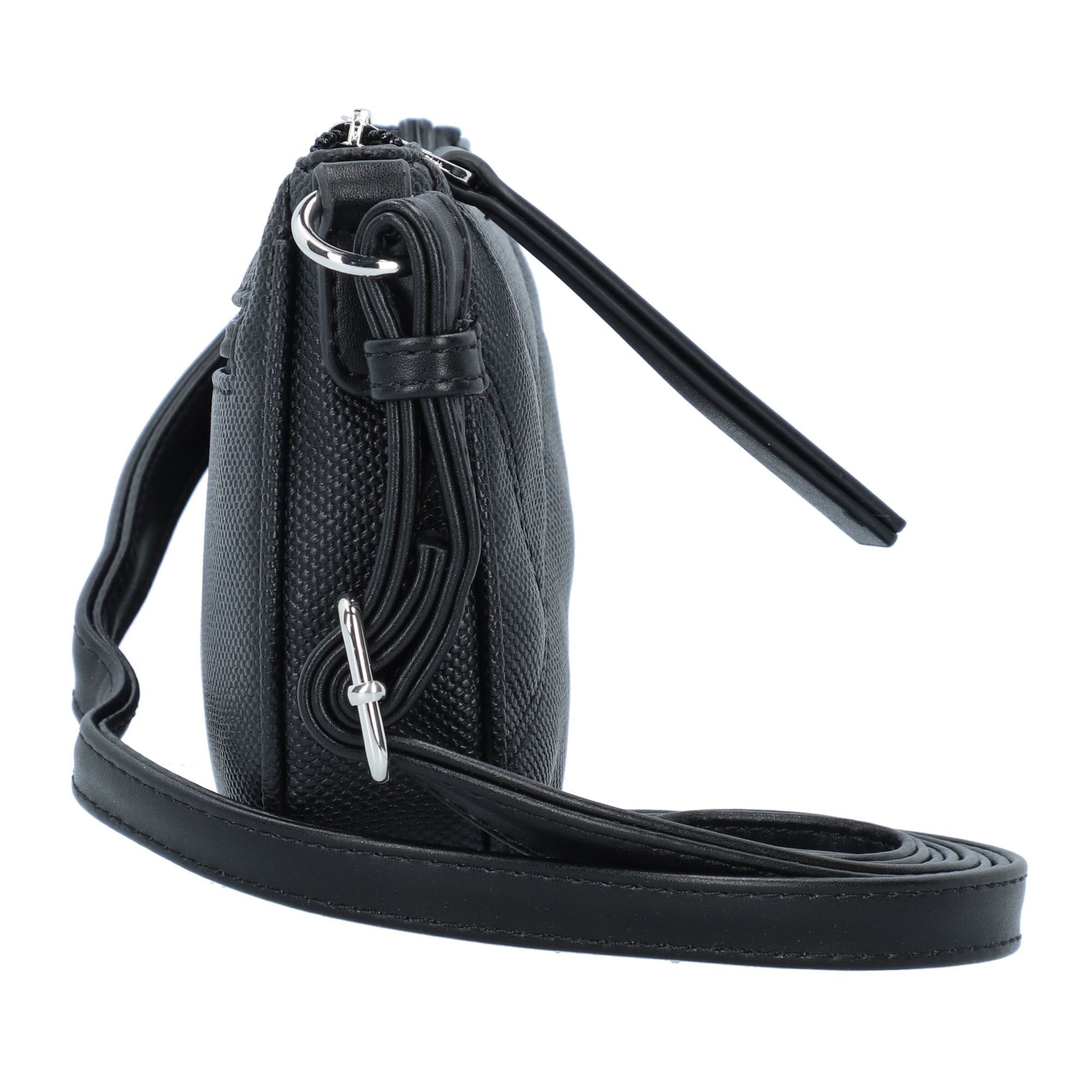 TOM TAILOR DENIM Umhängetasche 'Kyra' in Schwarz