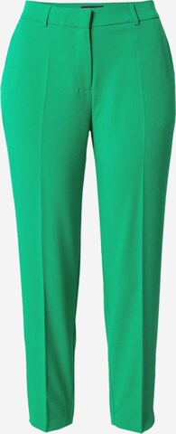Dorothy Perkins Regular Trousers with creases in Green: front