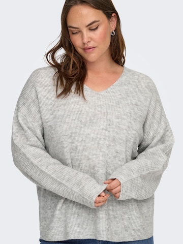 ONLY Carmakoma - Jersey 'CARCAMILLA' en gris: frente