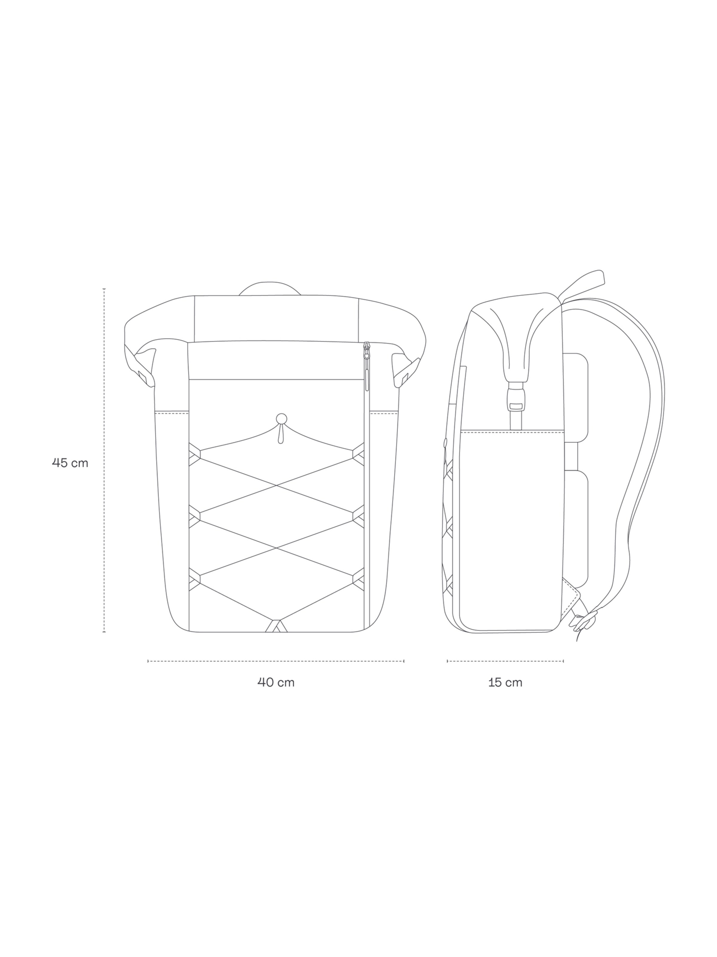Kapten & Son Backpack 'Yoho' in Grey