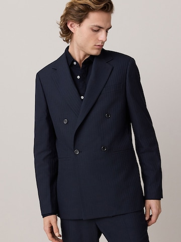 Coupe regular Veste de costume Next en bleu : devant