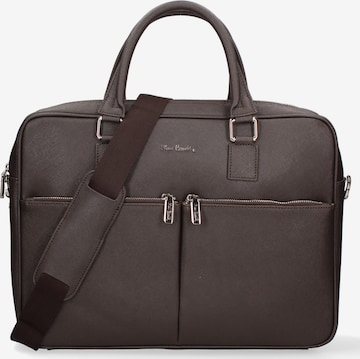 PIERRE CARDIN Aktentasche in Braun: Vorderseite