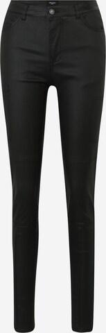 Vero Moda Tall Skinny Broek 'WISH' in Zwart: voorkant