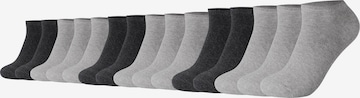 camano Socken in Grau: Vorderseite