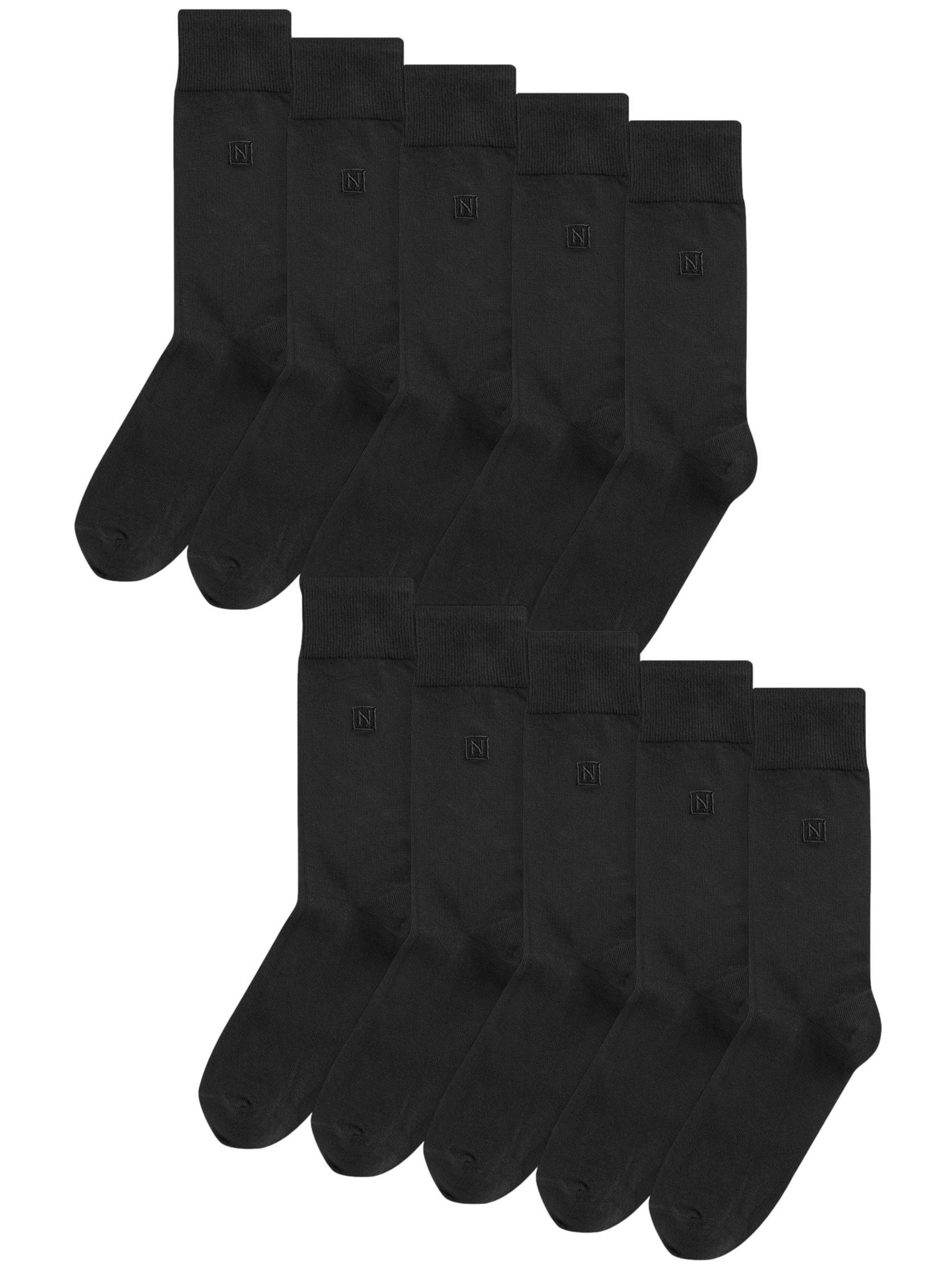 Next Носки в Черный: спереди