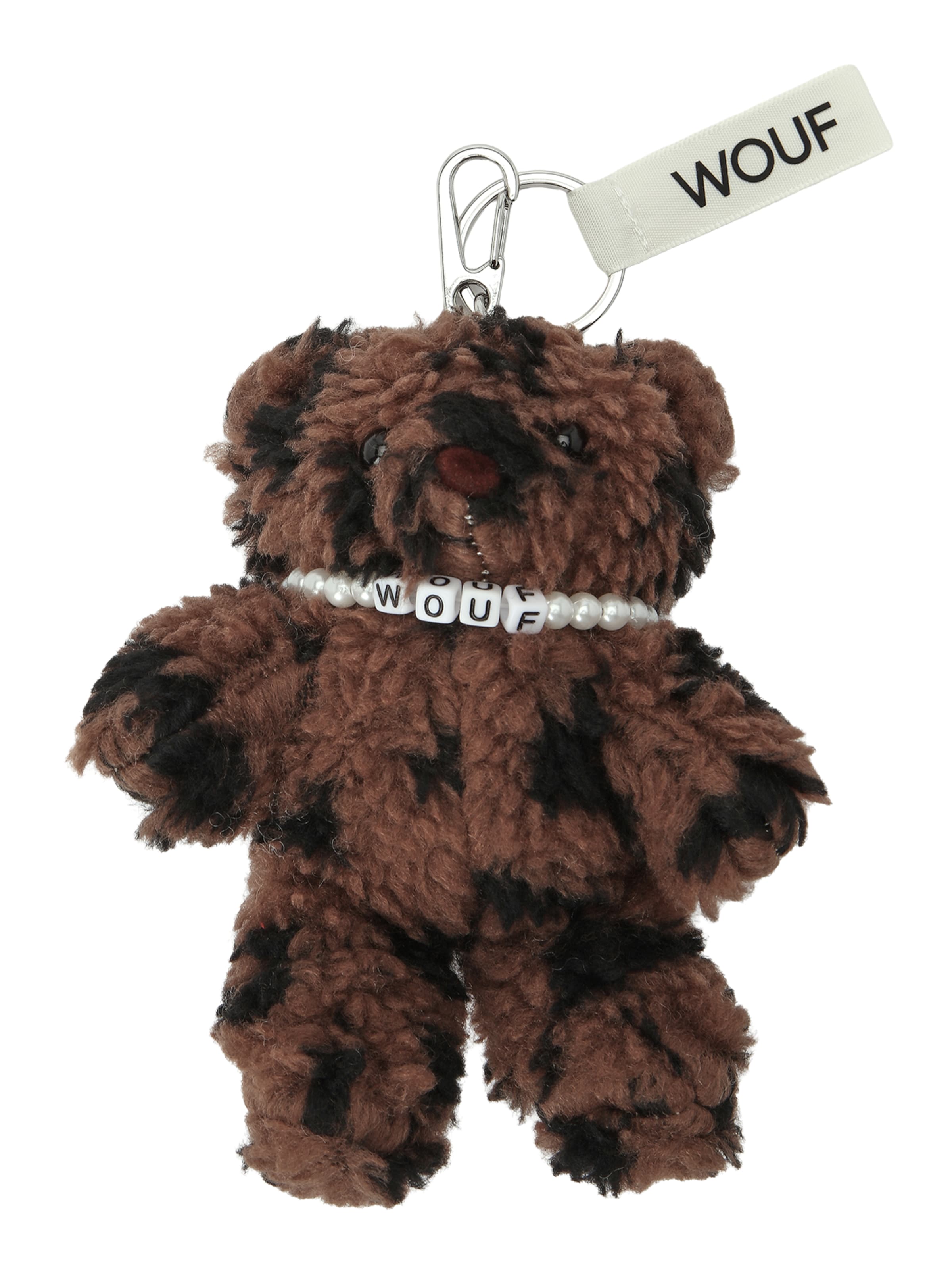 Porte-clés 'Simona' Wouf en marron : devant
