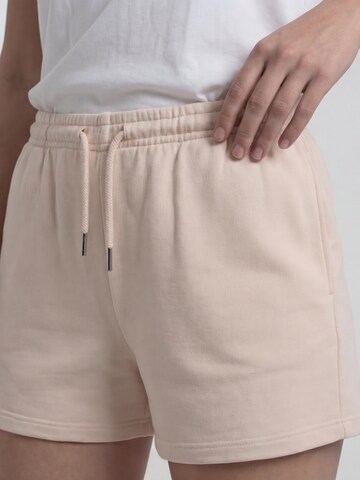 Antargo Regular Pants 'Women's Round Edge Shorts' in Pink