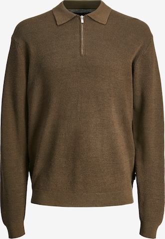 JACK & JONES Свитер 'JPRBLABUSHWICK AXEL' в Коричневый: спереди