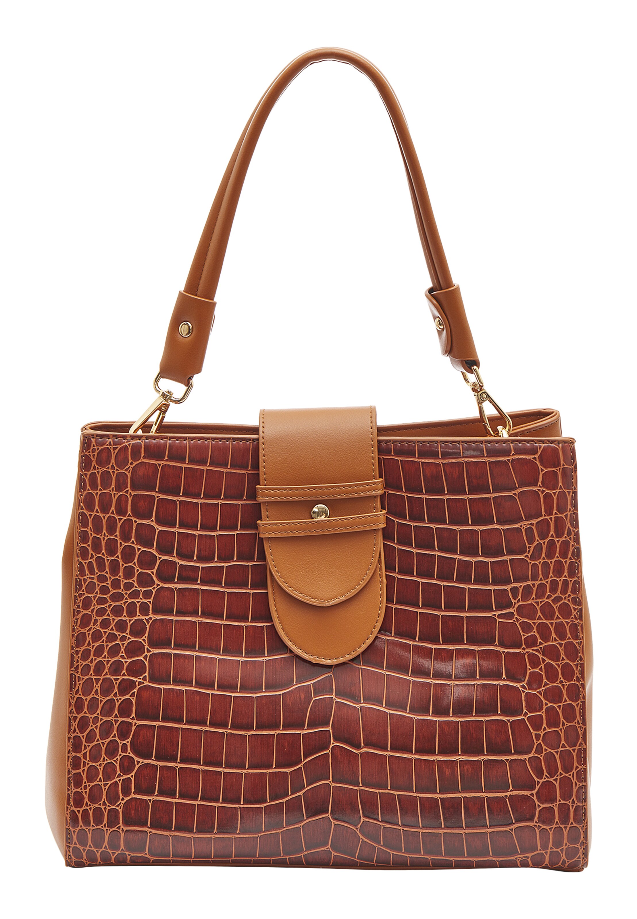 Usha Tasche in Braun: Vorderseite