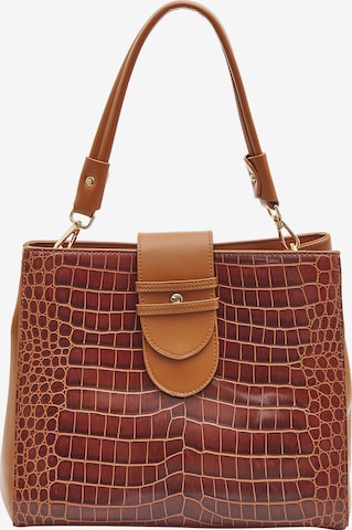 Usha Shoulder bag in Brown: front