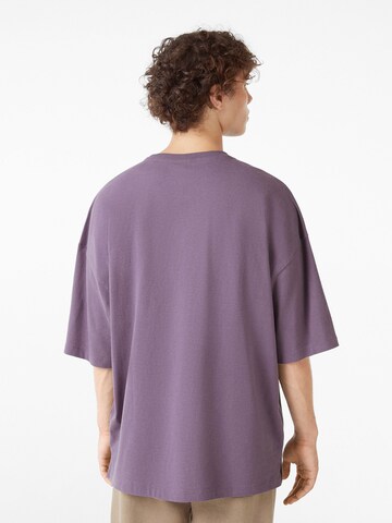 Bershka Shirt in Purple