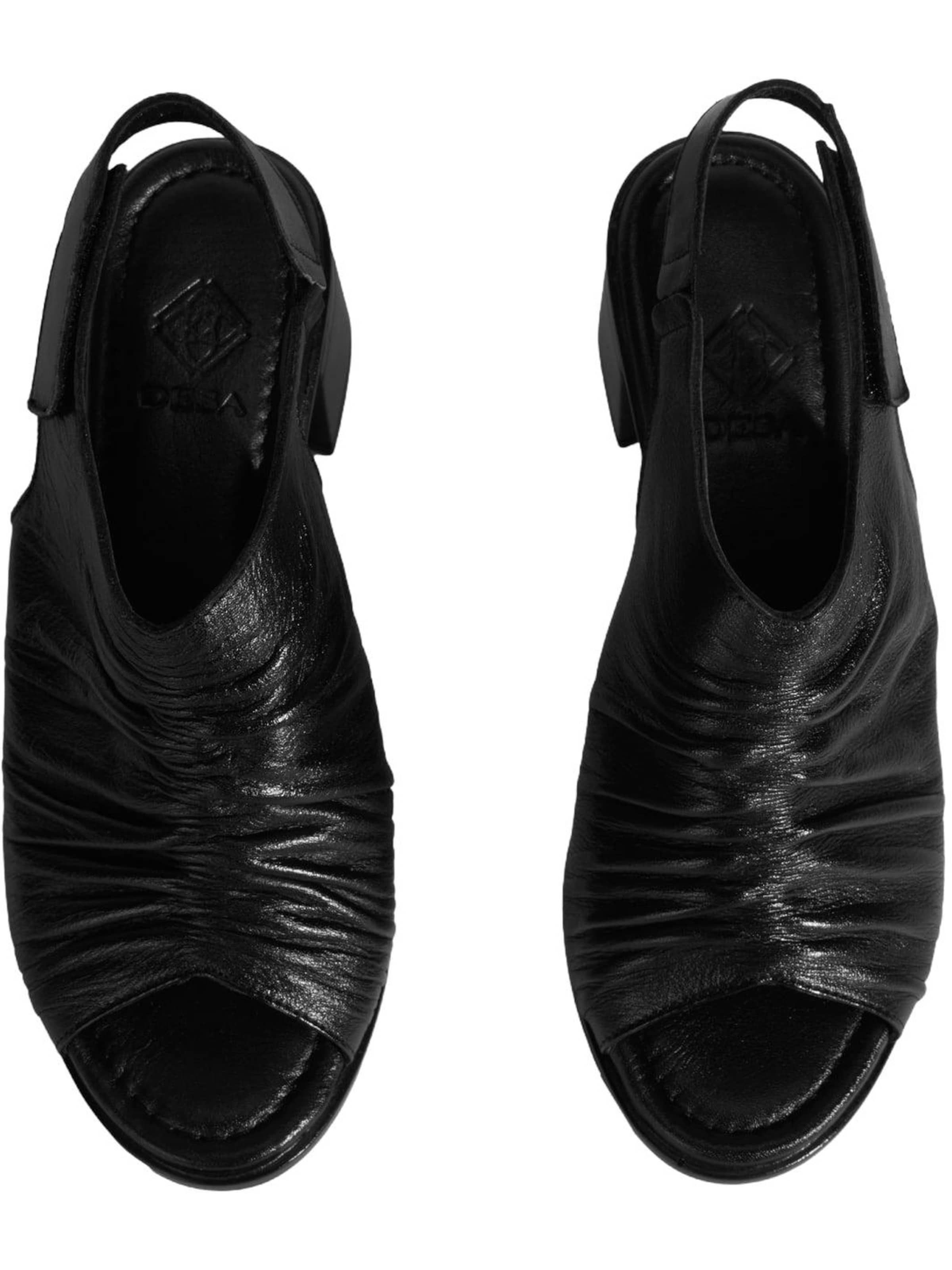 Desa - Sandalias de dedo 'Sandalen' en negro