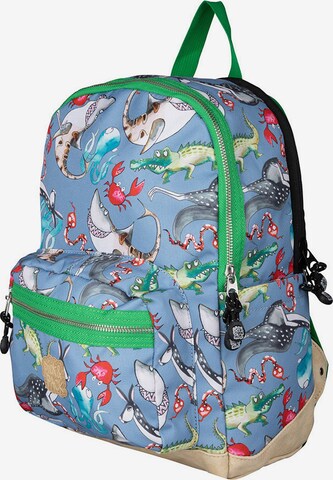 Pick & Pack Backpack 'Mix Animal' in Blue