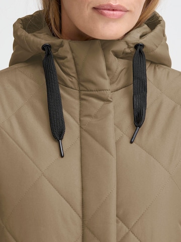 Oxmo Steppjacke ' OXBMMBELIS LONG JACKET ' in Grau