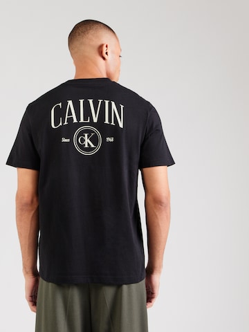 Maglietta '20S' di Calvin Klein Jeans in nero: frontale