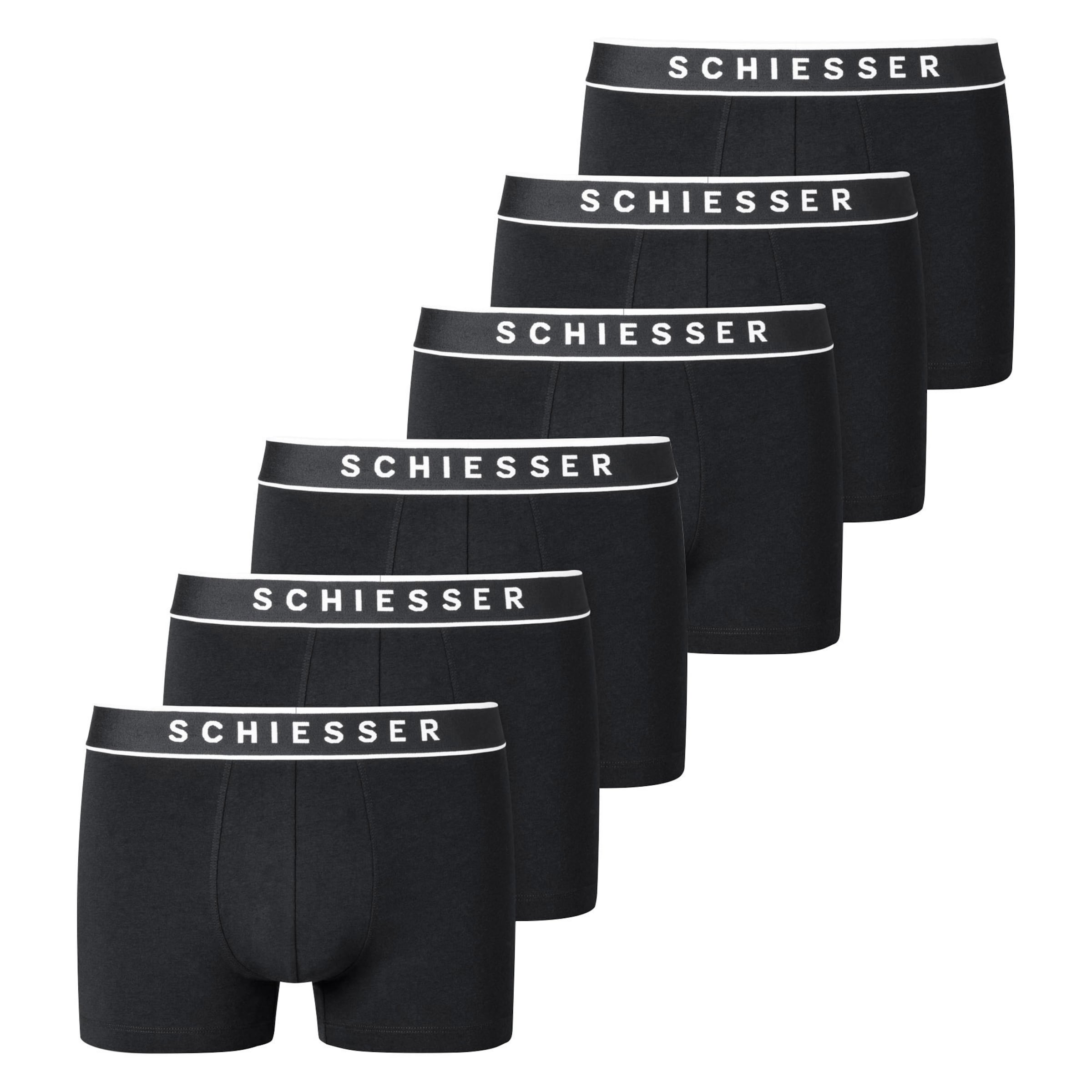 SCHIESSER Boksershorts i sort: forside