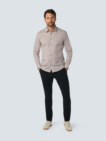No Excess Regular Fit Hemd in Beige