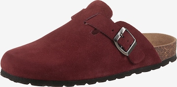 CITY WALK Clogs in Rot: Vorderseite