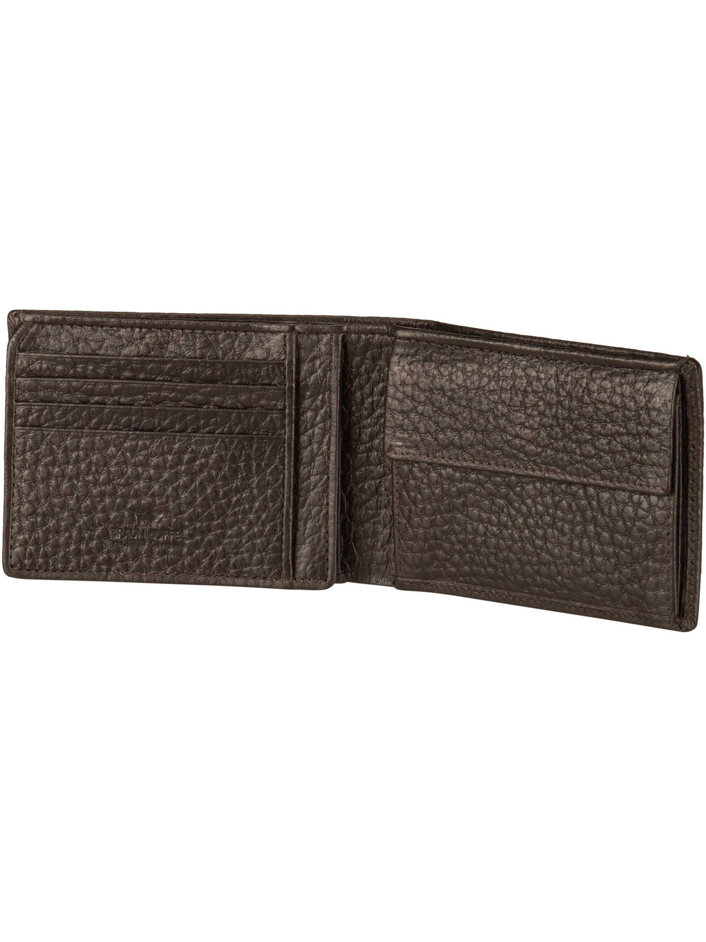 Portamonete 'Yannik' di Braun Büffel in marrone