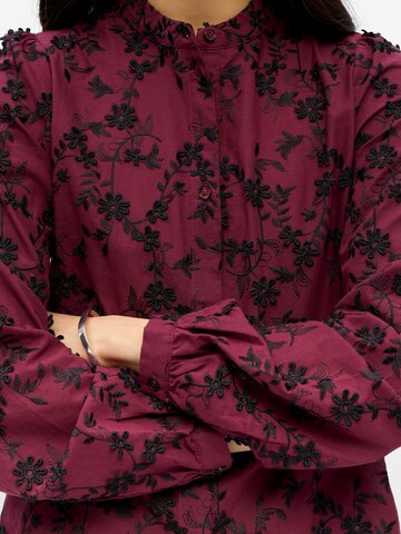 Camicia da donna 'OBJKarli' di OBJECT in rosso