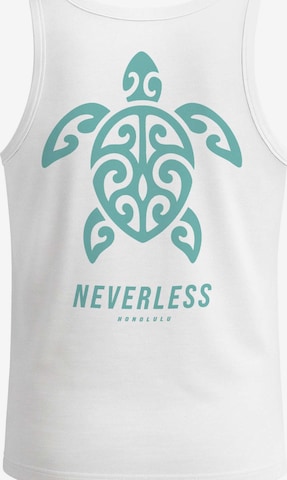 Neverless Shirt 'Honolulu Turtel' in White: front