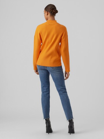 VERO MODA Pulover 'Ketty' | oranžna barva