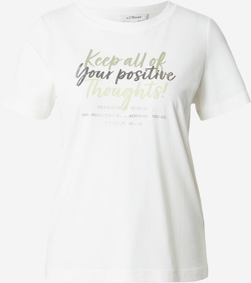 s.Oliver Shirt in White: front