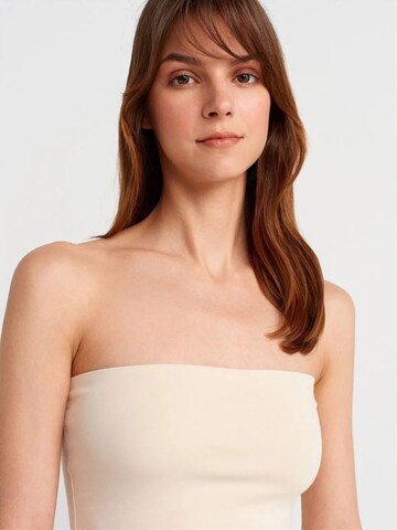 Dilvin Bluse 'Blusen'‌‌‌‌‌‌‌‌‌ in Beige