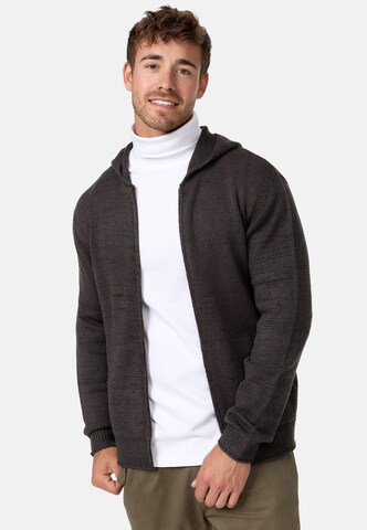 Vestes en maille 'Gage' INDICODE JEANS en gris : devant