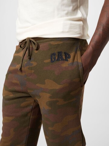 GAP Tapered Broek in Bruin