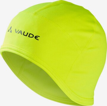 VAUDE Athletic Hat in Yellow: front
