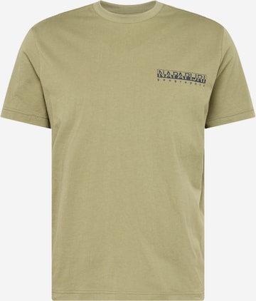 NAPAPIJRI Shirt 'S-TAHI' in Groen: voorkant