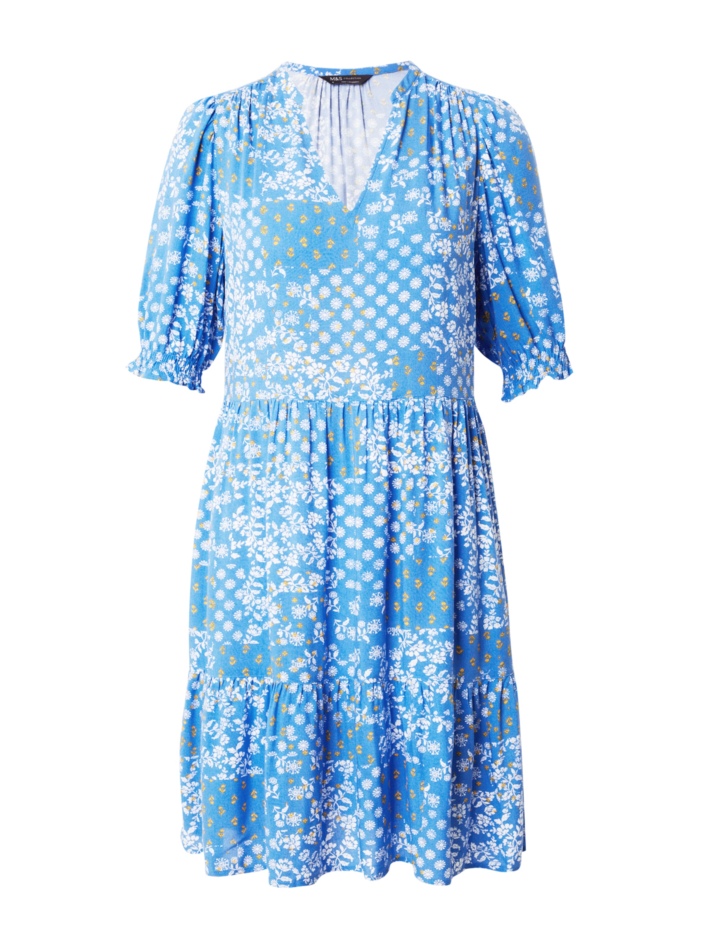 Marks & Spencer Shirt dress in Blue: front