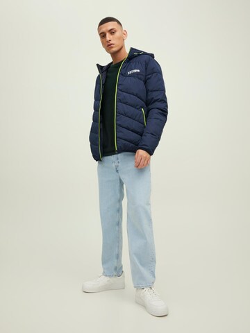 JACK & JONES Winter jacket 'Bobby' in Blue