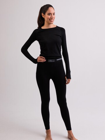CASH-MERE.CH Regular Weatherproof pants in Black