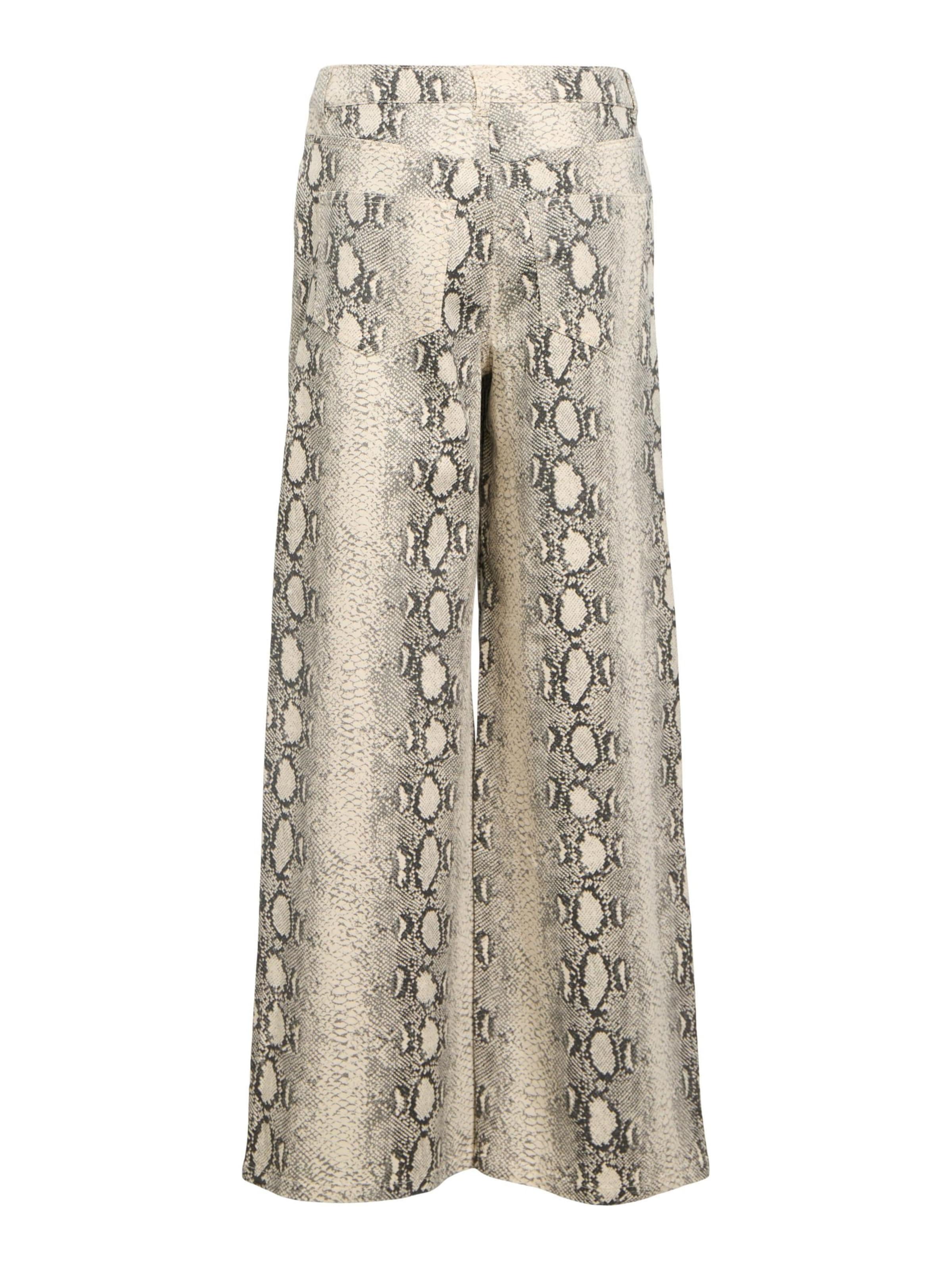 OBJECT Zvonové kalhoty Džíny 'OBJWESTI' – béžová