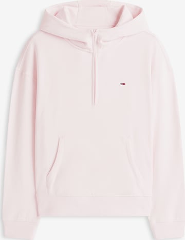 rozā Tommy Jeans Sportisks džemperis: no priekšpuses