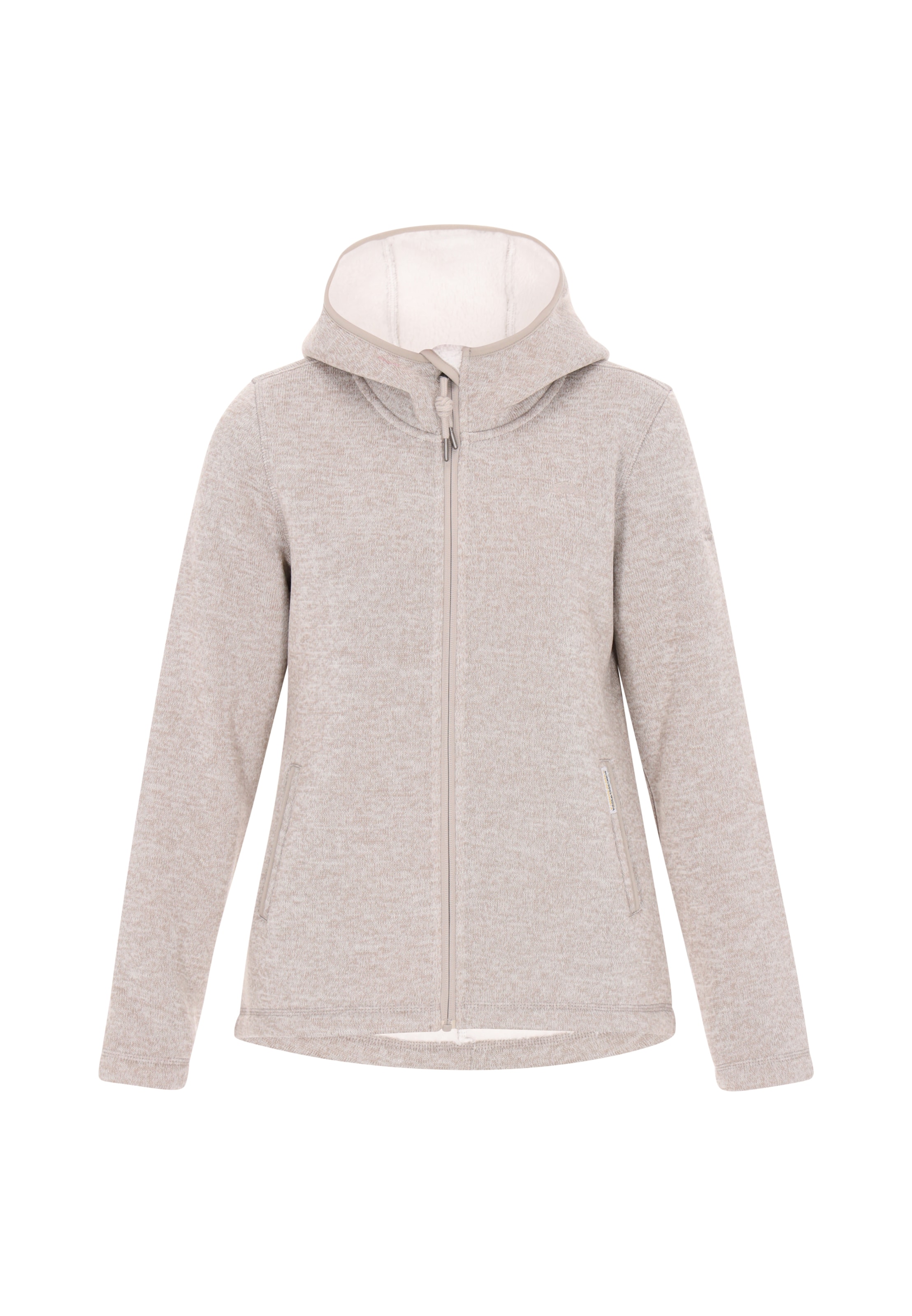 SchmuddelweddaFlis jakna - bež boja: prednji dio